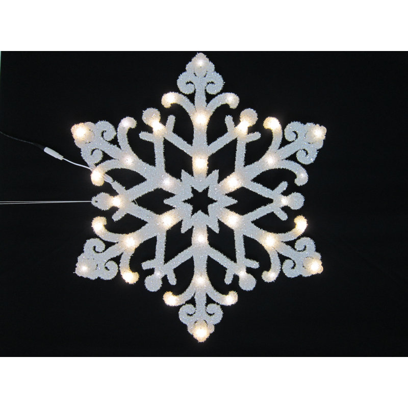 Queens of Christmas 24" LED Star Lighted Window Décor & Reviews Wayfair